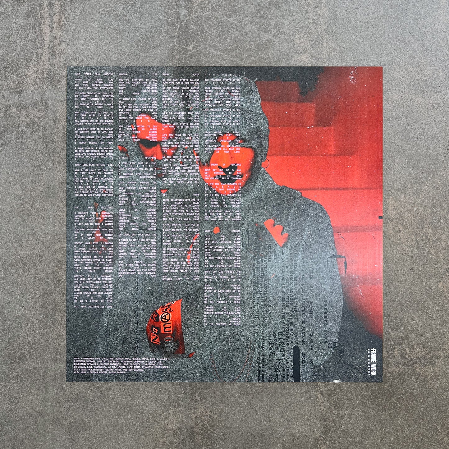 DRK/MODE LP - CLEAR RED ALERT VINYL