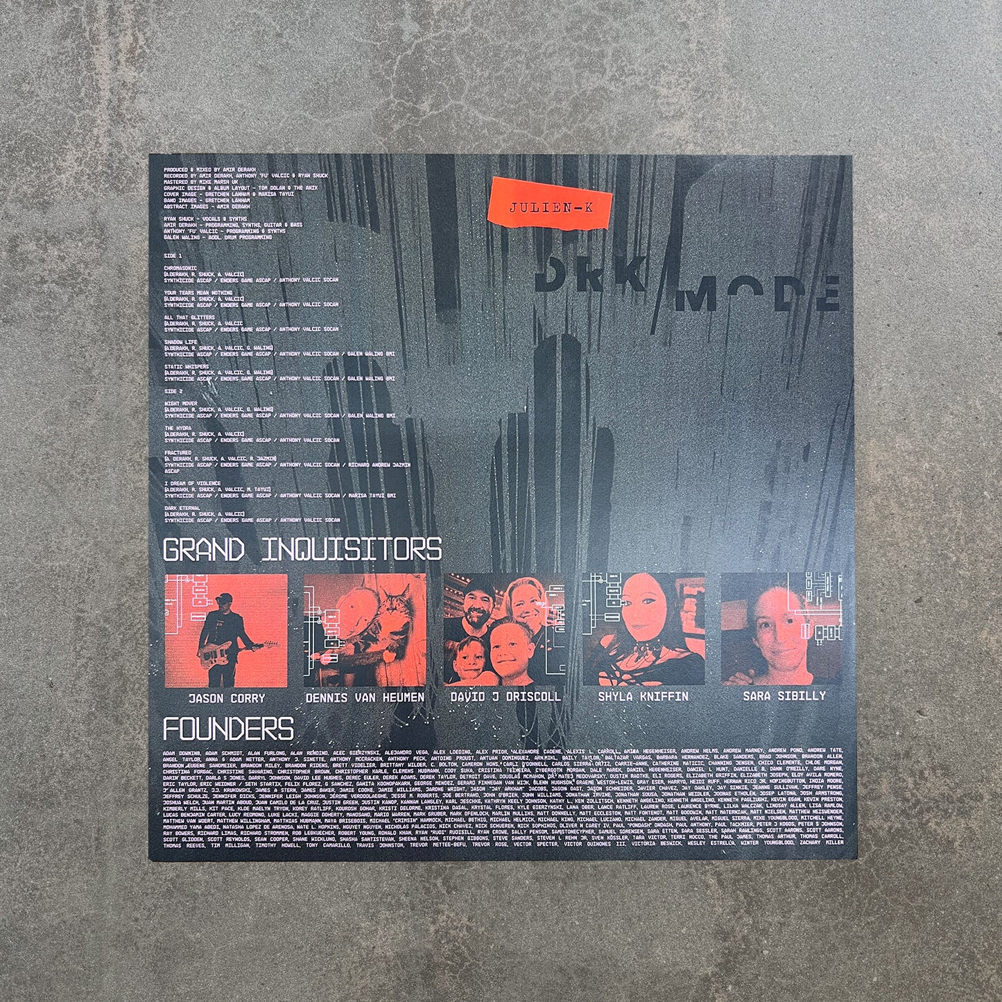 DRK/MODE LP - CLEAR RED ALERT VINYL